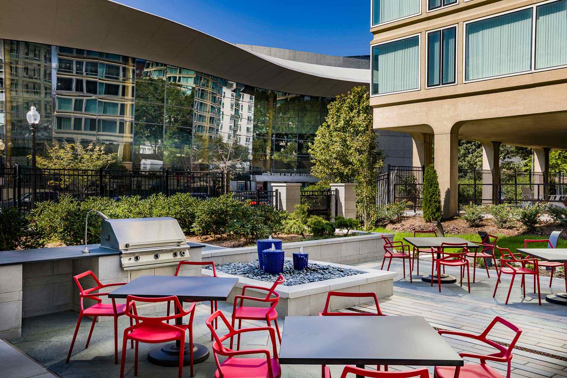 Each park is thoughtfully planned with lounges, grills and even outdoor fitness space.