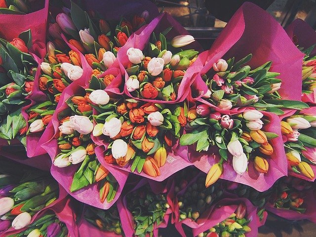 Flowers on Valentine’s Day is always a treat!